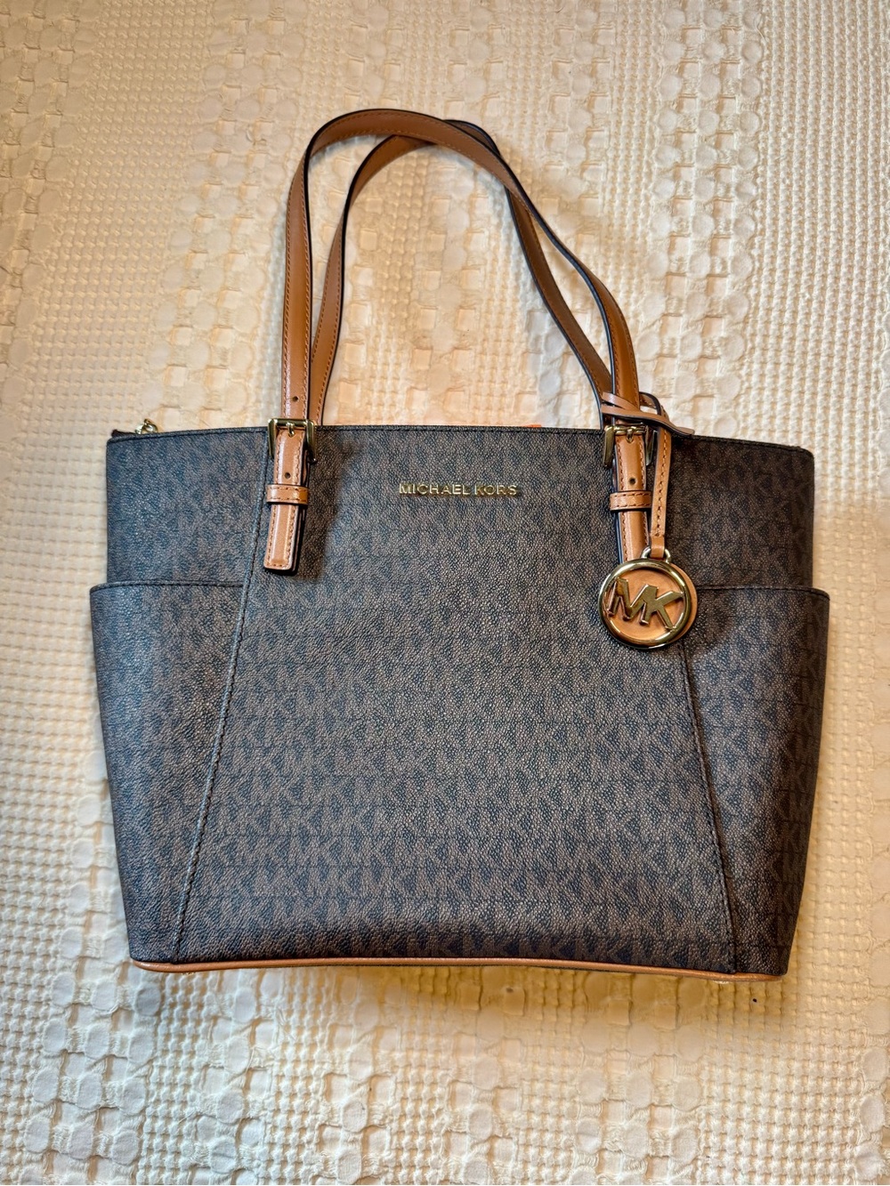 Michael Kors Jet Set East West Logo Tote